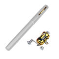 【Xiaofeng】1m Portable Telescopic Mini Pole Ultralight Pen Shape Fishing Rod Fishing Outdoor River Lake.