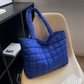 Large Capacity Winter Shoulder Bag New Solid Nylon Handbags Cotton Casual Tote Bags For Women Fashion Top Handle Bag. 