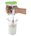 Hand Blender Stainless Steel For Egg & Cream Beater, Milkshake, Lassi, Butter Milk Mixer Maker - Kitchen Accessories - Lemon Squeezer. 