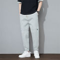 Men's Summer New Thin Pants Men's Korean Fashion Casual Working Pants All-Matching Ankle Length Ankle-Tied Loose Sweatpants. 