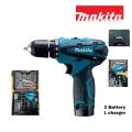 Cordless Drill machine Set 12V - 23pcs material (makita). 