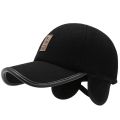 2021 Baseball Cap Winter Dad Hat Warm Thickened Cotton Snapback Caps Ear Protection Fitted Hats For Men. 