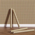 Rattan Pattern Honeycomb Lattice Self-adhesive Entrance Hall Waterproof Mildew-proof Wallpaper Chinese Style Homestay Decoration.