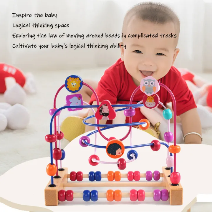 Baby%20Montessori%20Early%20Learning%20Educational%20Math%20Toys%20Wooden%20Circles%20Bead%20Wire%20Maze%20Abacus%20Puzzle%20Toys%20For%20Kids%20Boy%20Girl%20Gift%20SnowWhite%20-%20Image%205