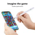 2 in 1 Stationery Writing Tools Metal Ballpoint Pen Capacitive Touch Screen Stylus Pen for Phones, Tablets.