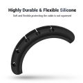 Desktop USB Cable Winder: Tidy Management Clips and Cable Holder.