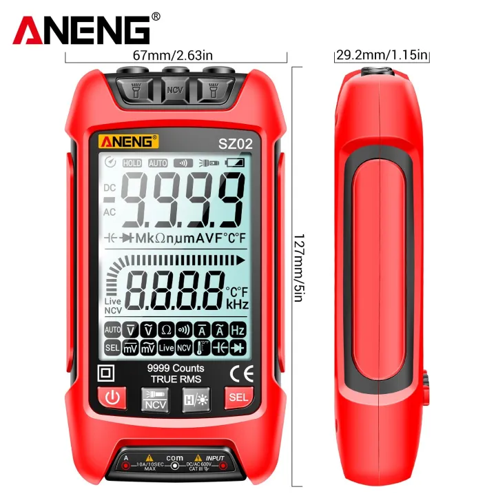 ANENG%20SZ02%20Smart%20Digital%20Multimeter%20Auto%20Range%209999%20Counts%20NCV%20Universal%20Meter%20Handheld%20Multifunctional%20Tester%20Voltmeter%20Ammeter%20with%20Backlight%20Flashlight%20AC/DC%20Voltage%20&%20Current%20Resistance%20Capacitance%20Frequency%20Temperature%20Measurement%20-%20Image%204