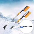 Ice Scraper 30" Car Windshield Snow Brush with Extendable foam material grip Windshield Scraper Detachable. 