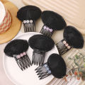 1pcs Rhinestone Invisible Fluffy Sponge Hair Clip Front Hair Line Volume Base Puff Cushion Hair Bun Hair Styling Hair Hairpin. 