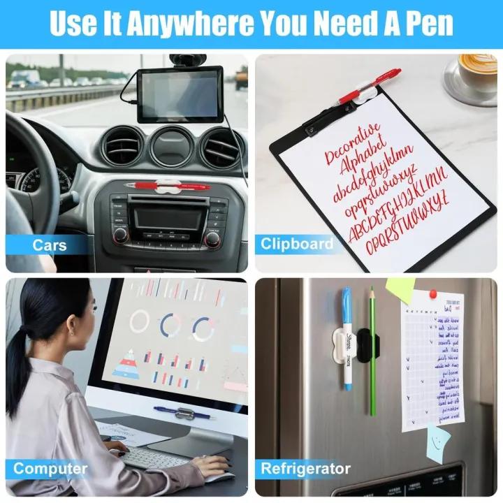 4.8*2.2cm%20Pencil%20Holder%20Single%20Piece%20Silicone%20Adhesive%20Organizer%20Desk%20Accessory%20for%20Classroom%20Teachers%20Students%20Desks%20&Amp;%20Walls%20Organization%20-%20Image%203