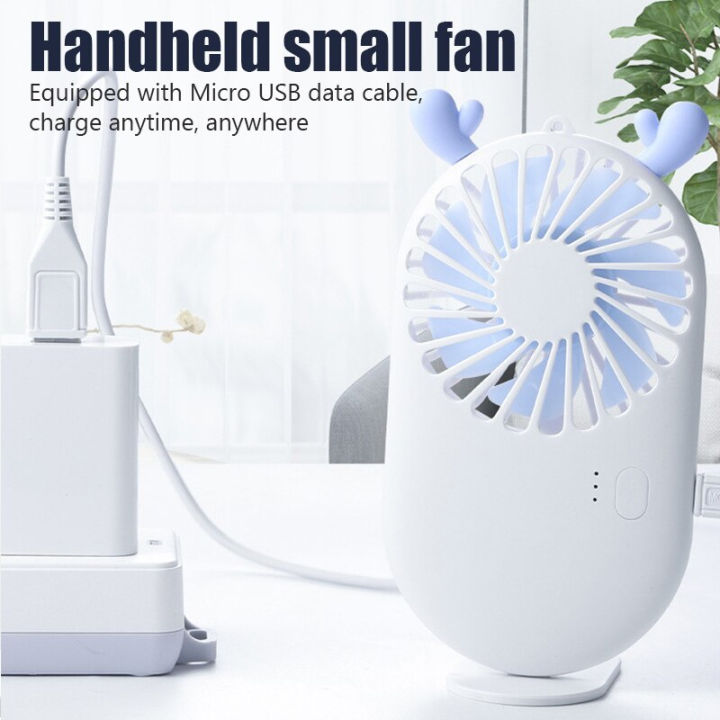 Summer%201Pc%20Cute%20Portable%20Mini%20Fan%20Handheld%20Usb%20Chargeable%20Desktop%20Fans%203%20Mode%20Adjustable%20Summer%20Cooler%20For%20Outdoor%20Travel%20Office%20-%20Charger%20Fan%20-%20Image%203