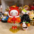 Original POP MART Happy Chinese New Year Series Blind Box Action Figure Rabbit Bunny Dimoo Good Fortune Lucky Bag Art Toy 2023. 