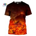 Horror Hell Devil Demon Satan Handshake Angel 3D Print Women Man's T-shirt Harajuku T shirt Summer Tshirt Hip Hop Casual Shirt. 