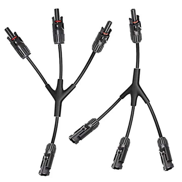 Y Branch Solar Connectors Solar Panel Parallel Adapter 1 Pair Splitter ...