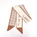 Silk Scarf Hair Band Ribbon Tied-up Hair Long Bow Vintage Satin Ribbon Hair Accessories. 
