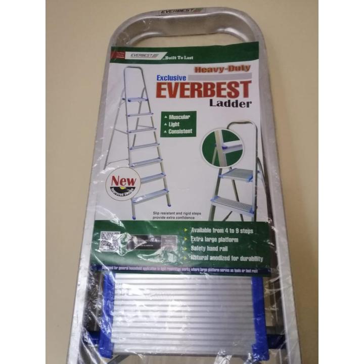 8 Step Everbest Brand Heavy-duty Ladder, Aluminium Folding Ladder (Best quality ,long lasting) Number 1 ladder in Bangladesh