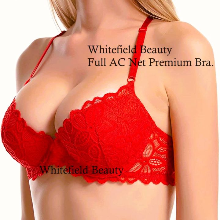 AC Net Bra Premium Quality Soft Cotton Bra Best Fitting Multicolor