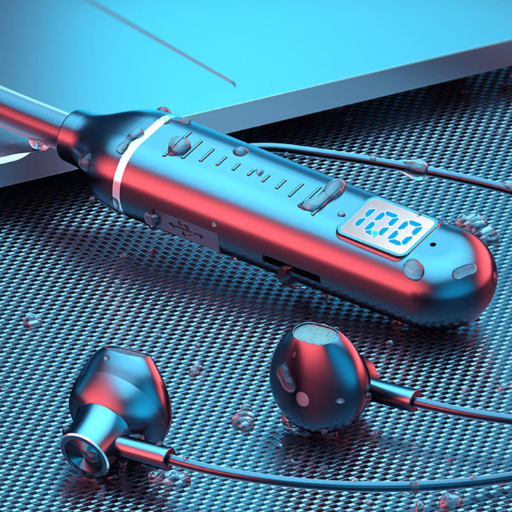 ROWEQPP%20Wireless%20Bluetooth-compatible%20Headset%20LED%20Digital%20Display%20Hanging%20Neck%20Stereo%20Noise%20Cancelling%20Sports%20Earphones%20Bl-021%20-%20Image%203