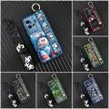 Durable Phone Holder Phone Case For VIVO IQOO8 Soft case Protective Fashion Design Lanyard Dirt-resistant Anti-dust Ring.