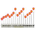 10Pcs 7x8 Size Poultry Livestock Veterinary Injection Syringe Needles Stainless Steel Animal Injector Syringe Needles. 