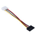 15 Pin Female SATA ATA HDD Hardrive to 4 PIN IDE MOLEX Power Adapter Cable. 
