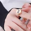 Ring Cute Rings Adjustable Rings for Teen Girls Friendship Rings Matching Couple RingsRings BFF Rings for 2 Friends. 