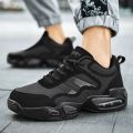 Badminton Shoes Autumn and Winter Sports Shoes Boots Non-Slip Wear-Resistant Men's Sneakers Air Cushion Shock-Absorbing Breathable Training Running Men's Shoes. 