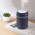 Humidifier Colorful Usb Portable Humidifier For Car, Home, Office, Electric Air Humidifier Aroma Oil Diffuser, Cool Mist Sprayer with Colorful Night Light, 300Ml. 