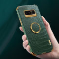 Case for Samsung Galaxy Note8 Crocodile Pattern 360 Degree Rotating Ring Protective Cover Compatible with Magnetic Car.
