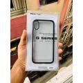 Iphone xs এর জন্য q সিরিজ প্রিমিয়াম শকপ্রুফ কেস ব্যাক কভার (স্বচ্ছ, কালো) (Back Case Cover For Smartphone).