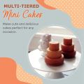 Mini 3 Tier Cake Mold Pan, Cake Pan Creative Party Pudding. 