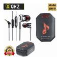 QKZ DM 9 Zinc Alloy Hifi Earphones Gaming High Stereo Bus Sound In Ear Earphones,magnetic earphones(Original).