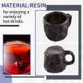 Elegant Geode Crystal Coffee Mug -Mineral Crystal Coffee Cup Quartz Stone Cup, Ideal for Hot Beverages C. 