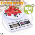 Portable 10kg Digital Kitchen Scale for food or others, Precise Food Measuring, Mini Electronic Weight Machine with LCD Display, Your Handy Companion for Measuring. 