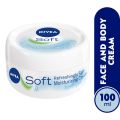 NIVEA_Refreshingly Soft Cream-100ml (Imported). 