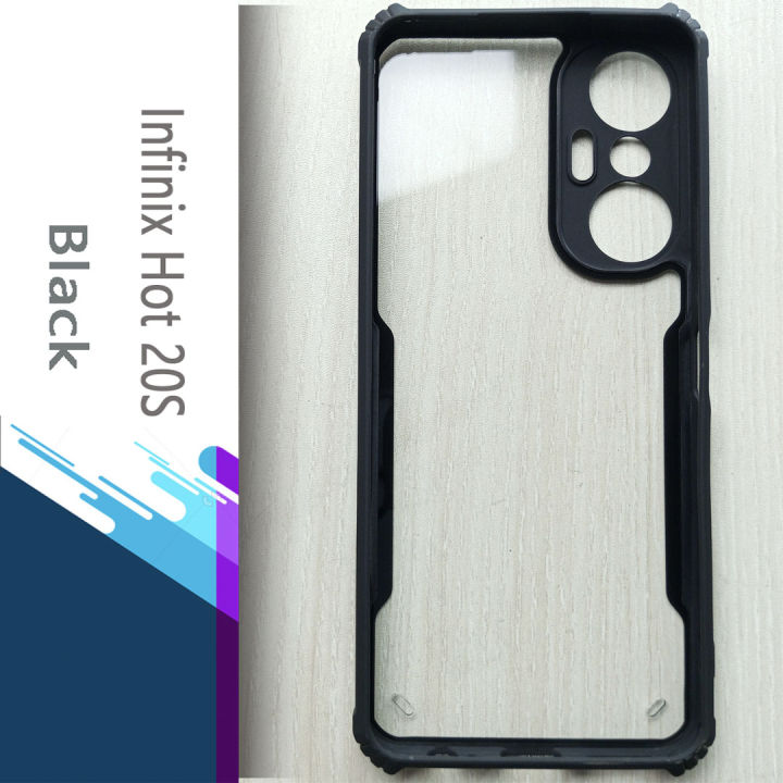 Yonpor%20ShockProof%20Case%20For%20Infinix%20Hot%2020s%20-%20Transparent%20Silica%20Gel%20Matte%20Slim%20Thin%20Back%20Cover%20Phone%20Case%20With%20Bumper%20-%20Image%204
