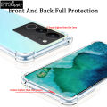 Phone case Vivo Y200 5G Soft Transparent Full Protection shockproof Armor soft Cover Back Cover For Vivo Y200 5G case.