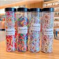 100 Pcs/set Baby Girl Rubber Bands Kids Elastic Hair Bands for Children Mixed Colors Mini Ponytail Holder Baby Hair Accessories. 