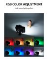 Jmary FM-72RGB Waterproof RGB Video Lights Mini LED Camera Light 3000mAh Rechargable LED Panel Lamp Photo Video Lighting Color Temperature 5000-6000K For Camera Youtube Tik tok (1 Pcs Set). 