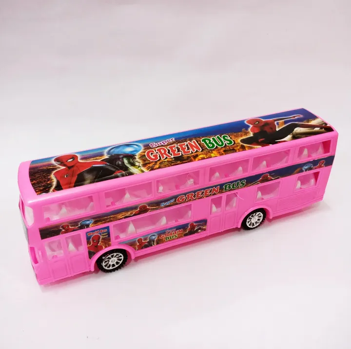 Double%20Deck%20Spider%20Bus%20Toy%20Car%2011''inch%20For%20Kid-%20Plastic%20Toy%20-%20Image%203