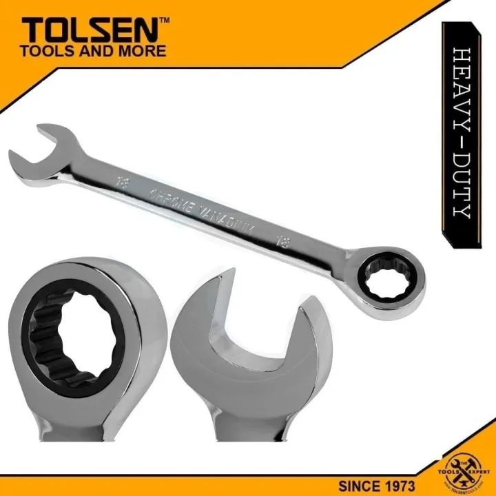 Tolsen%2018Mm%20Ratchet%20Gear%20Spanner%20Fixed%20Head%20Combination%20Wrench%20Cr-V%2015214%20-%20Image%202