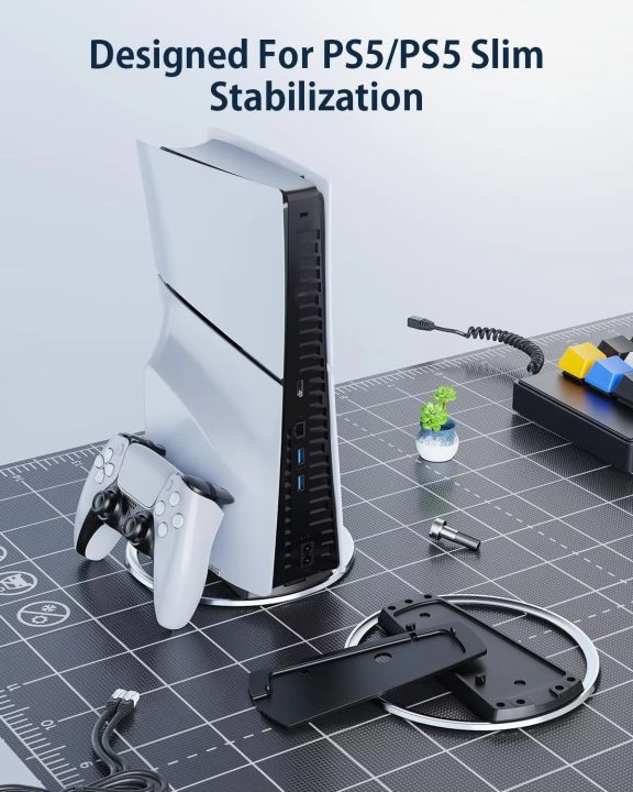 【In-Demand Item】 New Console Host Stand For PS5 Slim/PS5 PRO Vertical Storage Stand Game Accessories