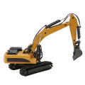 Romeng La Excavator Static Model 1:50 Scale Alloy Construction Site Vehicle Toy for Kids and House Decoration.