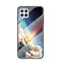 Back Cover For Samsung Galaxy F22 Case Moon and Star Tempered Glass Protector Protection Cover for Samsung Galaxy F22 Phone cases.