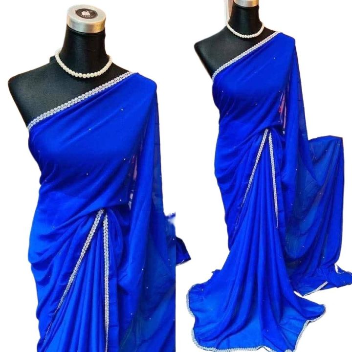 Georgette%20High%20Quality%20Stylish%20Lase%20Fitting%20And%20stone%20work%20Saree.%20Saree%20with%20unstitched%20Blouse%20for%20Women%20-%20Image%207