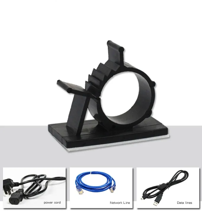 5pcs%2025MM%20Self-Adhesive%20Adjustable%20Cable%20Clips%20Cable%20Management%20Clamps%20Cable%20Organizer%20Cable%20Holder%20Durable%20Strong%20Cable%20Wire%20Clip%20-%20Image%205