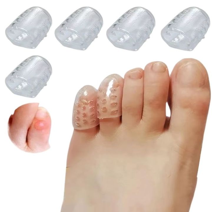 10pc Soft Silicone  Leg Toe Finger Covers Toes Caps for Women Men