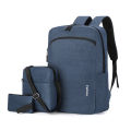 Men's Backpack, Multi-Purpose Portable Student Laptop Bag, Business USB, Simple Fashion Casual Backpack Three-Piece Set.
