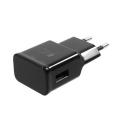 9V USB Port Wall Charger Adapter With Type-C Cable For Galaxy S8 - Black. 