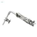 Bass Drum Cowbell Holder Metal Cowbell Clamp Parts Percussion Assembly Kits Accessory.